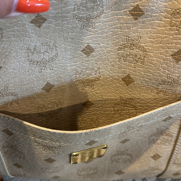 MCM Pre loved in great condition shoulder/ Crossbody Bag with top zipper. - Picture 15 of 17